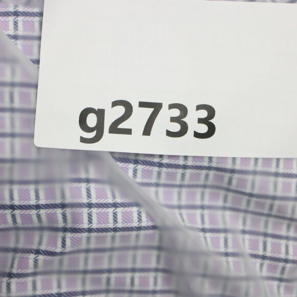 Thomas Pink Prestige Shirt Men 17, 35 Pink/Blue French Cuff Cotton L/S Button Up - Picture 16 of 16